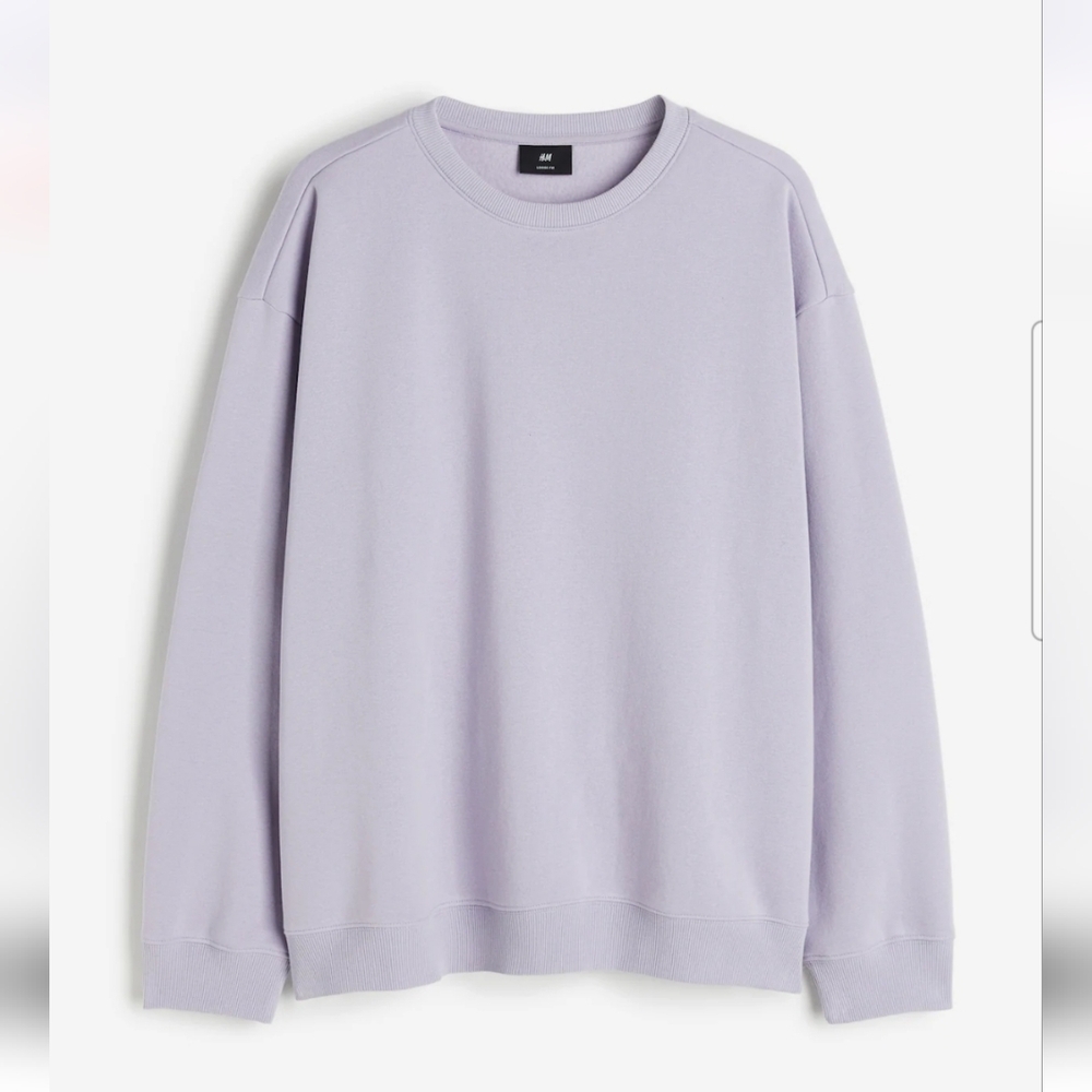Sale: Mens Purple H&M Crewneck Sweatshirt - Medium